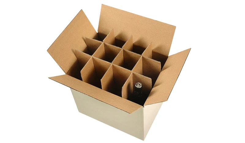 Factory wholesale cheapest cardboard carton box with partitions