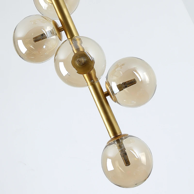 Modern cone glass pendant light Bubble Chandelier Art Glass Bowl Pendant Light