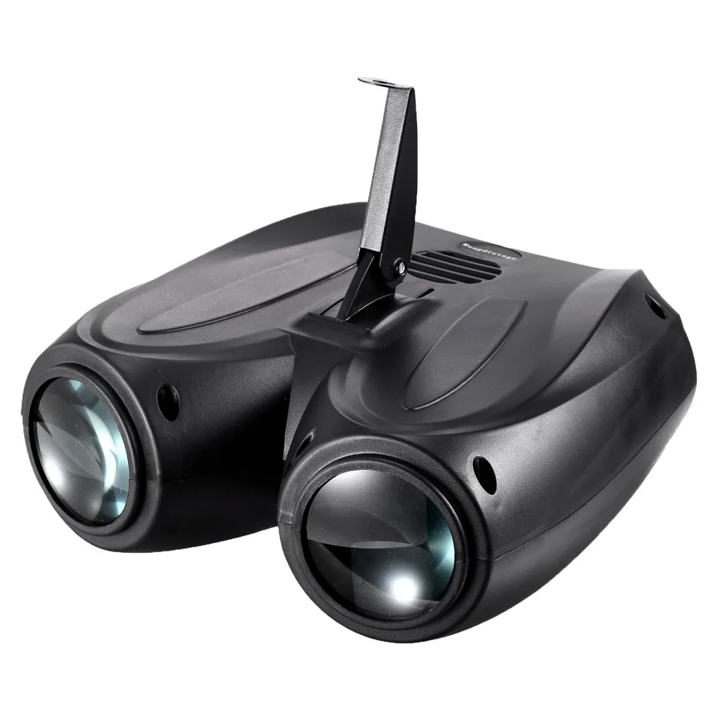 20W Double Lens 128pcs 5MM LED Pixel Light RGBW Pattern Stage Light Airship Projector Lights