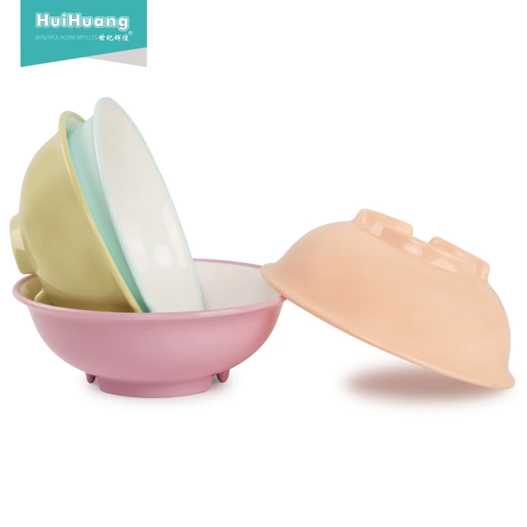 
good quality colorful tableware eco friendly kitchen large plastic bowls cheap plastic bowls hard plastic bowl for rice soup 