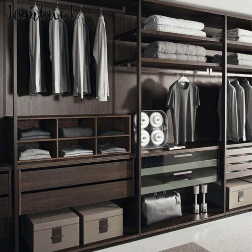 
European style wooden wardrobe closet for clothes 