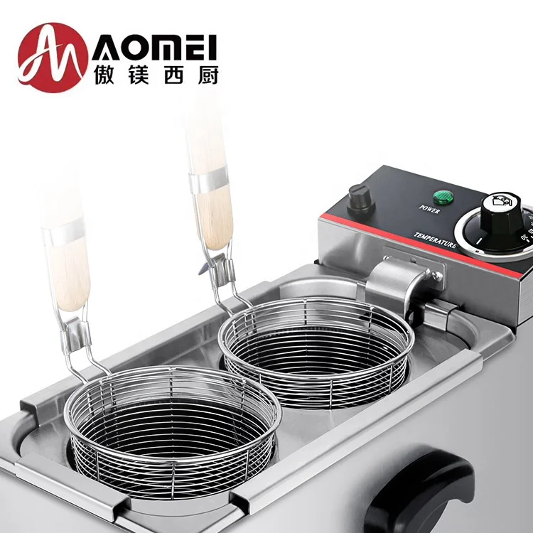 Catering equipment restaurant noodle boiling machine electric desktop 2 heads pasta cooker