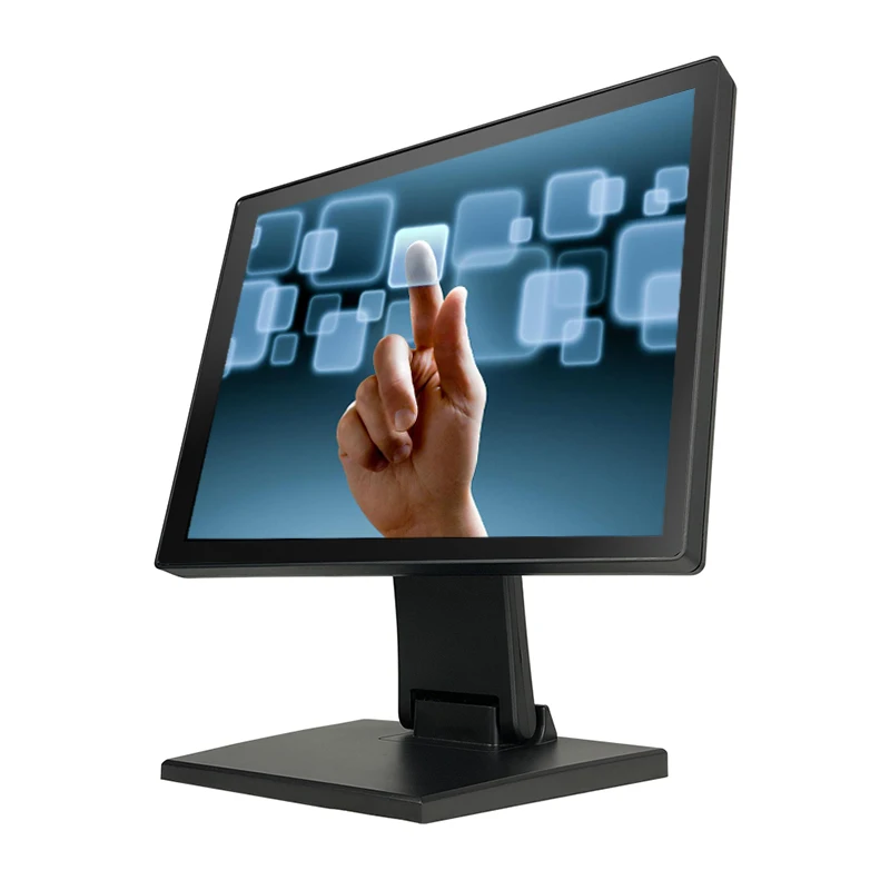 Flat Screen IP65 Touch Screen 15 17 Inch POS TFT LCD Touch Screen Monitor 12 Volt