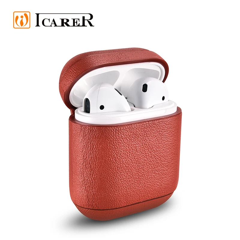 Best продажи наппа пояса из натуральной кожи беспроводной наушники защитный чехол для Airpod iPhone наушники