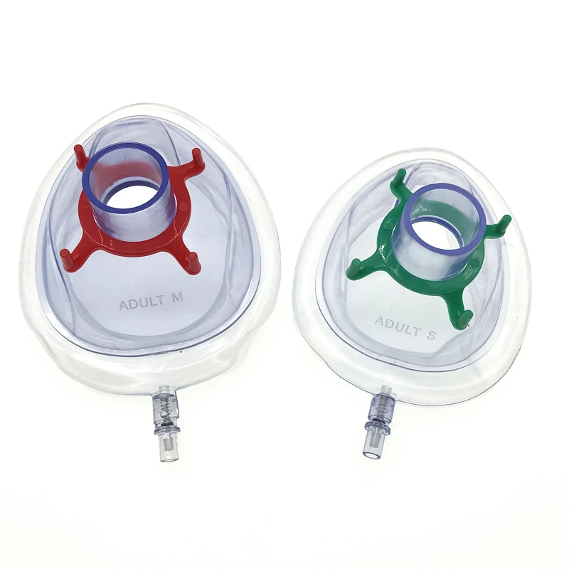 Protective Isolation Factory Making Medical Pvc Disposable Anesthesia Face Mask