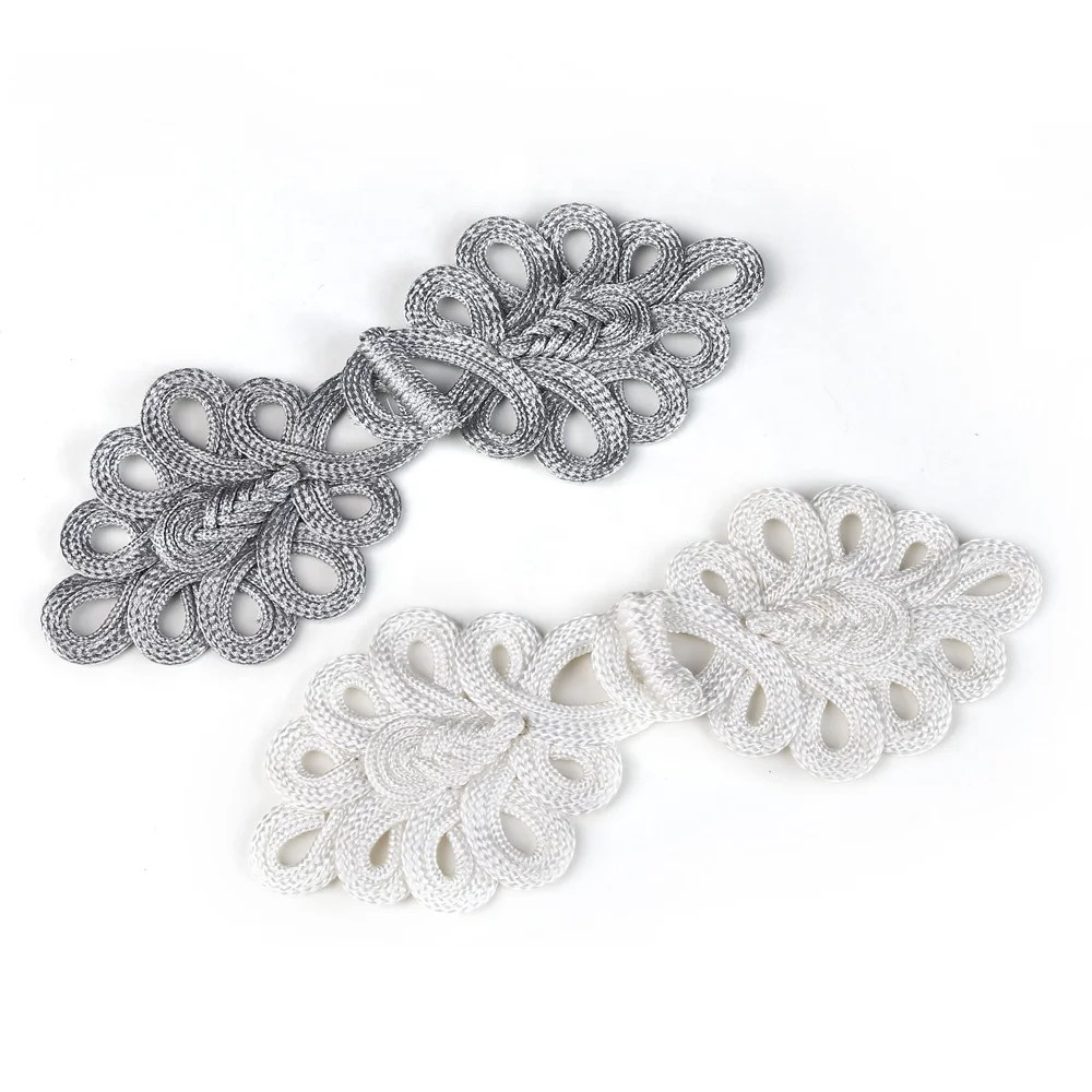 Gold Metallic Cord Loopy fastener Frog closure chinese knot great for fashion, unique dress or any project