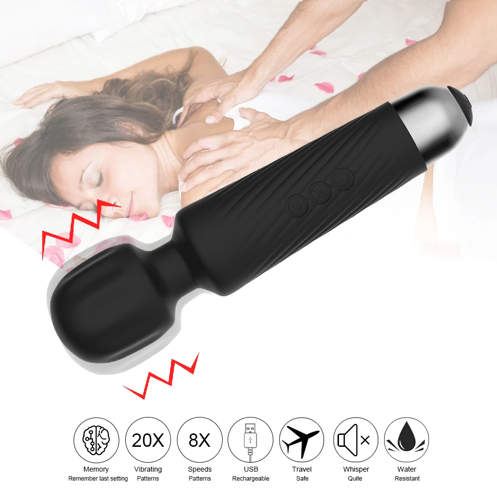 2020 Hot Selling Safiman Sex toy Clitoral Wand Massage Vibrator For Women