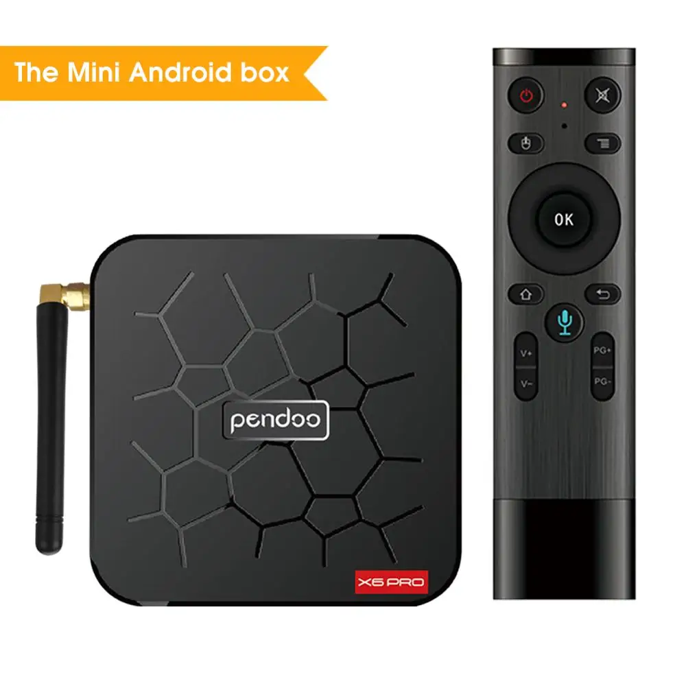 Новая технология Pendoo X6 Pro OTA обновления Amlogic Allwinner H6 Android TV Box Smart Media Player 4 ГБ оперативной