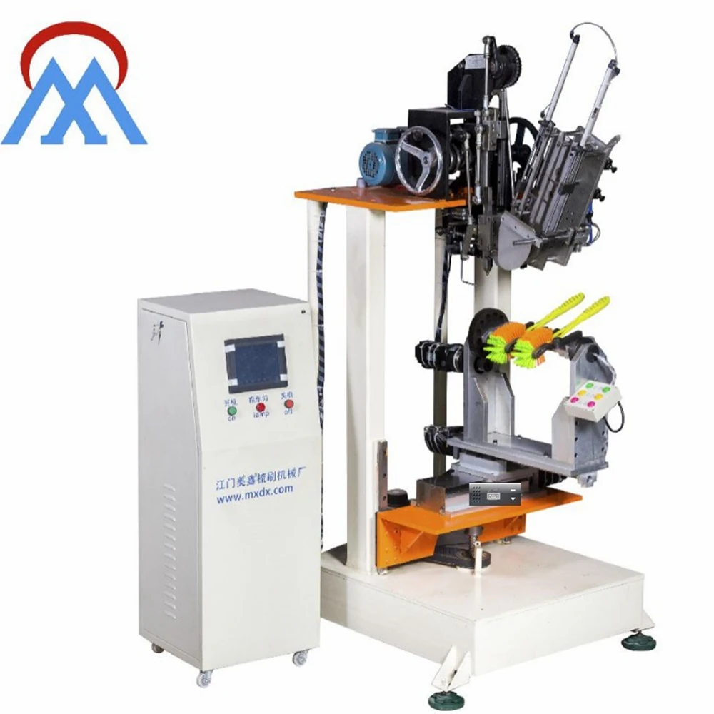 CNC high production automatic 4 axis 1 tufting double brush making machine toilet brush making machine household hockey brush