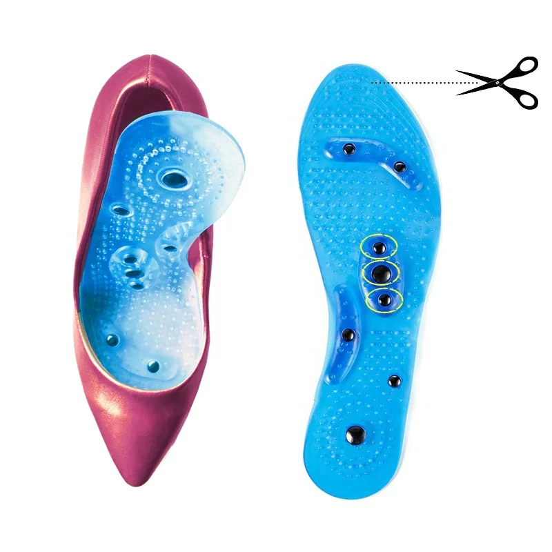 Foot Massage Shoe-pad Foot Therapy Reflexology Pain Relief Shoe Acupressure Magnetic Massage Insoles