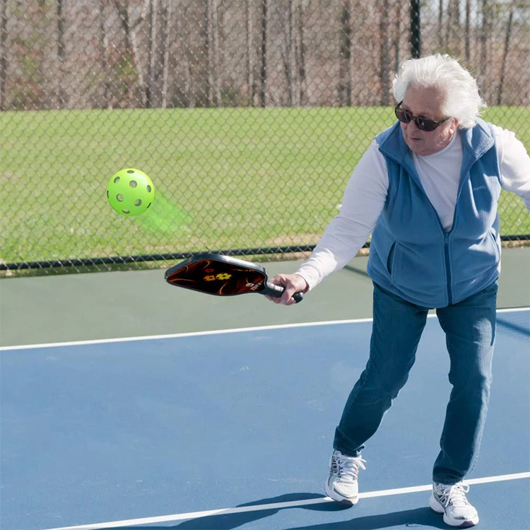 Good quality wholesale graphite cartbon fiber pickleball paddle racket