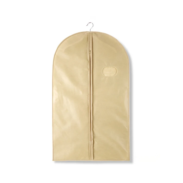 Colorful non woven garment bag with zipper