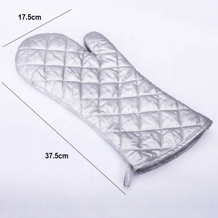 Factory direct price custom funny BBQ cotton grill oven mitts glove