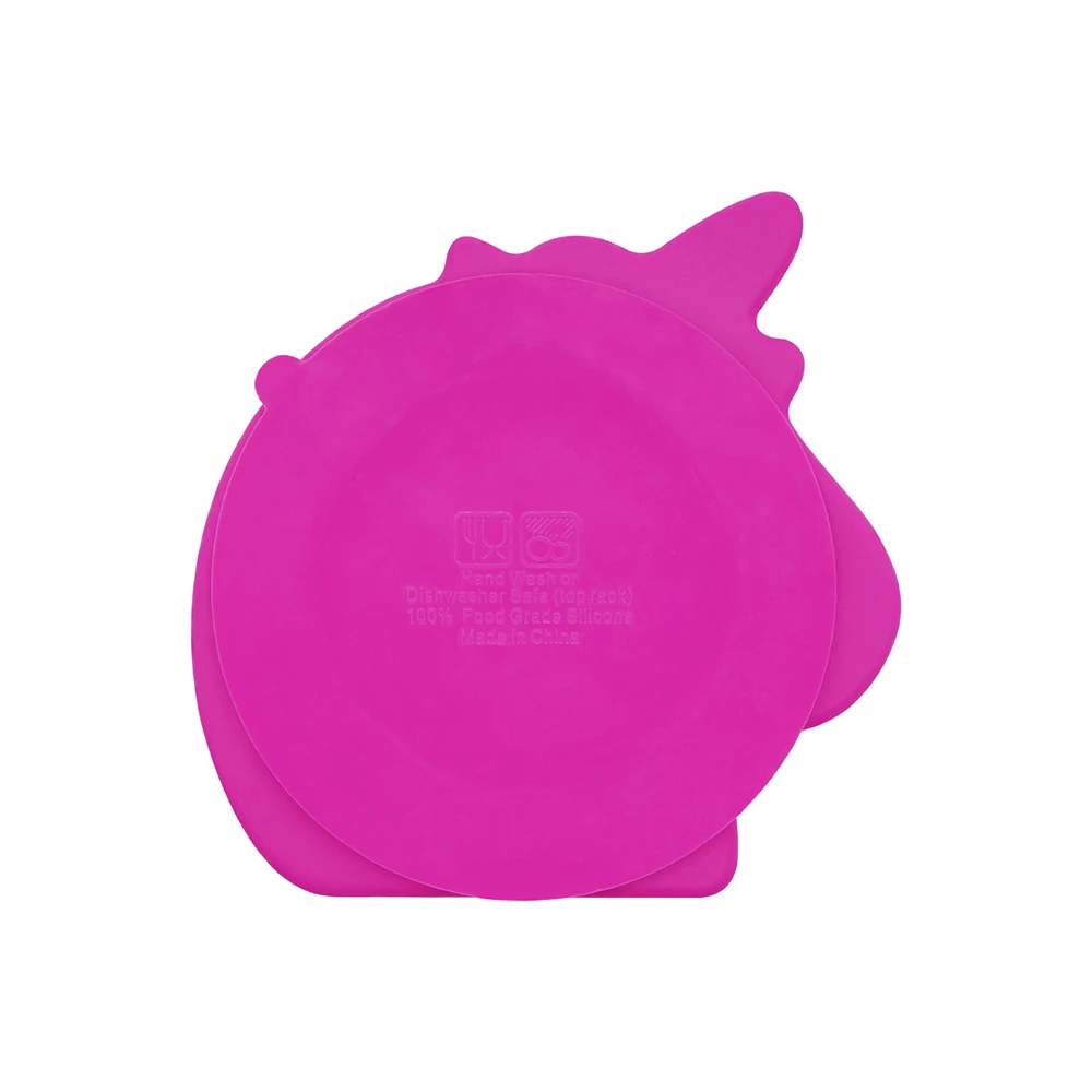 
Waterproof Food Grade Unicorn Silicone Baby Placemat 100% Silicone Baby Suction Grip Dish Plate 
