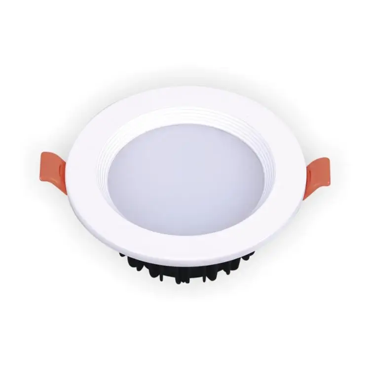 Factory indoor square adjustable ceiling recessed trimless gypsum plaster led down light