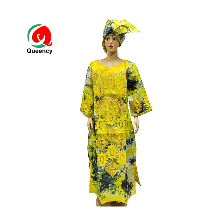 HD New Arrival Top Fashion African Bazin Clothes, Women Ankara traditional dress