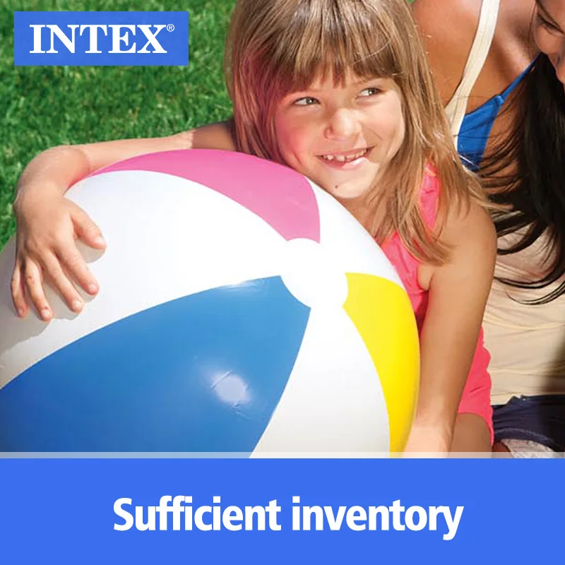 
INTEX 59030 GLOSSY PANEL BALL Inflatable Toy Style and Beach Ball Type Pvc free Custom Beach Ball 