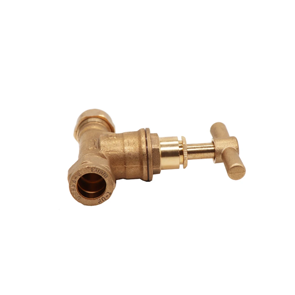 Metal handle brass water ball stop cock valves