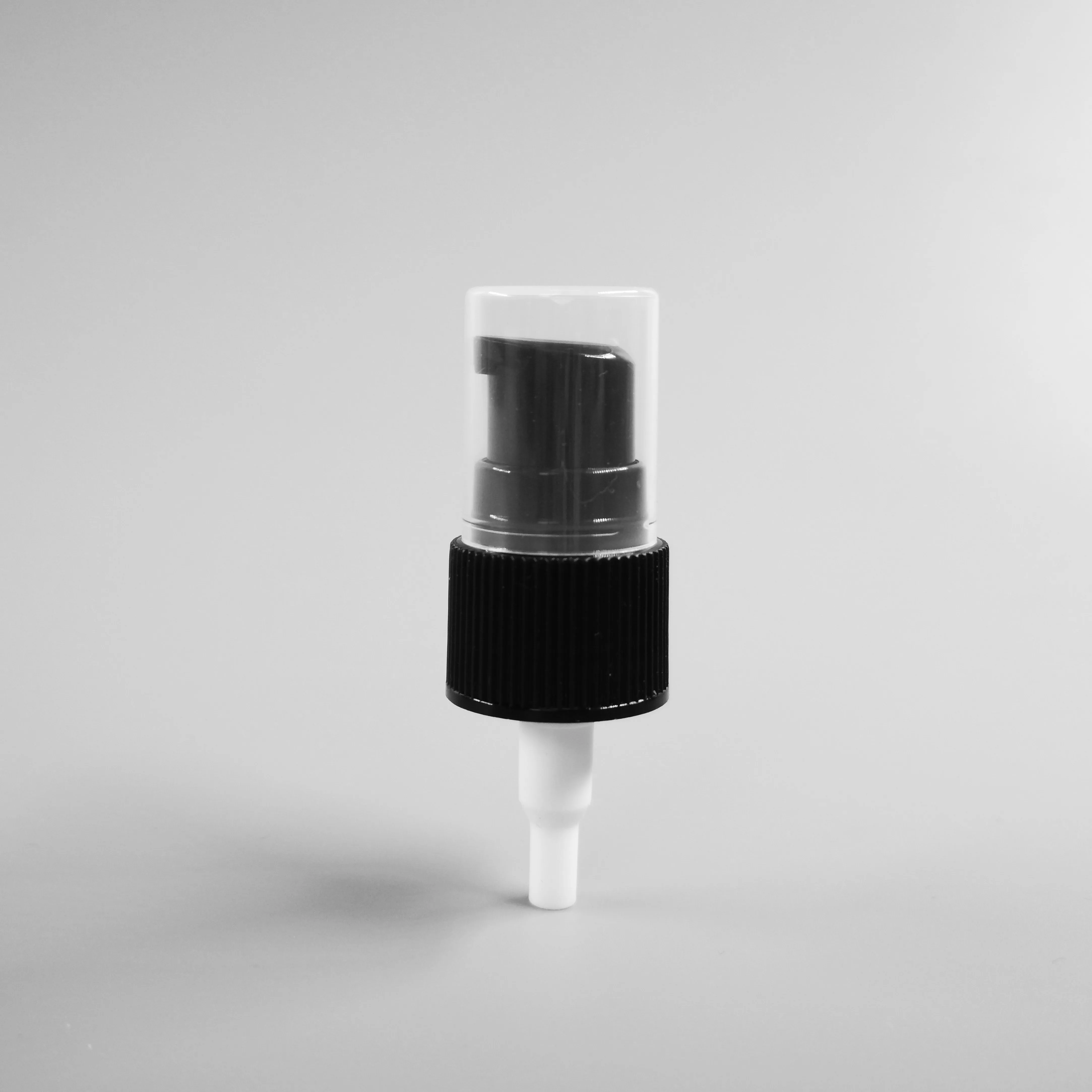 
Ningbo Yuyao Wholesale Black Plastic 20/410 Lotion Pump with Half CAP 