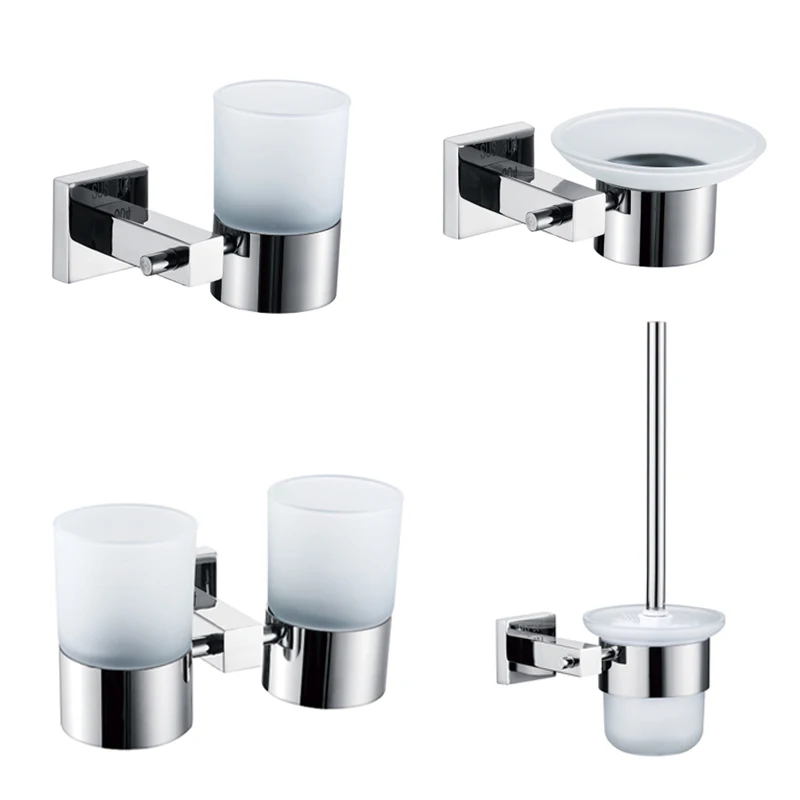 Custom stainless steel wall toilet hardware set bathroom accessories