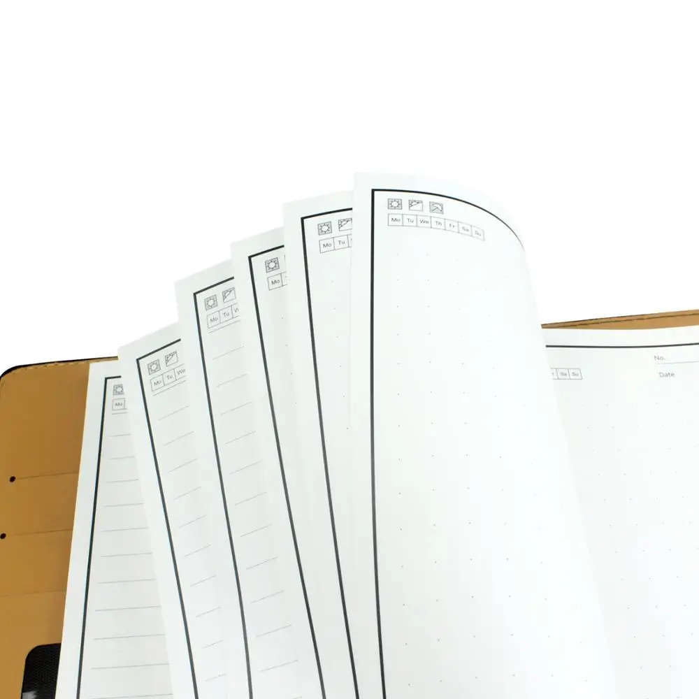 Wholesale 100 Pages Weekly Diary Journal Planner Notebook Smart Sketch Book With Pen