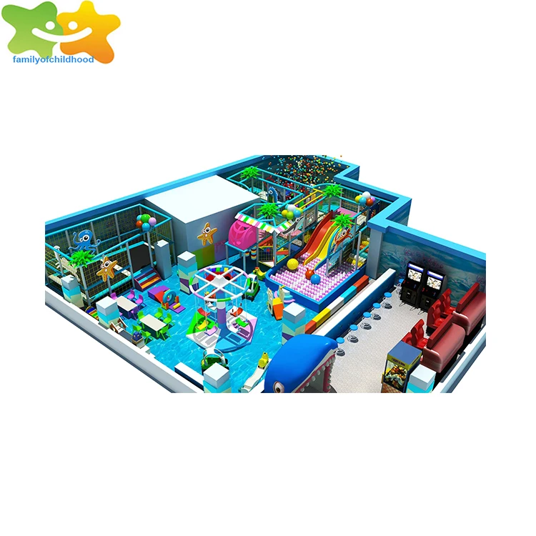 Коммерческих Ocean kids Крытый площадка мягкая игровая зона