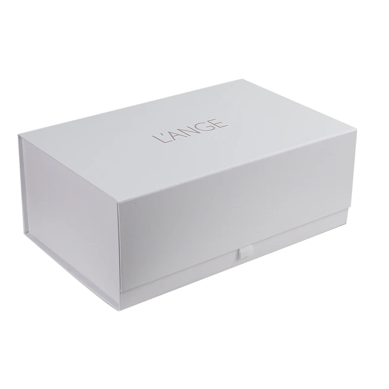 Wholesale logo printed custom luxury clothing packaging magnetic foldable box