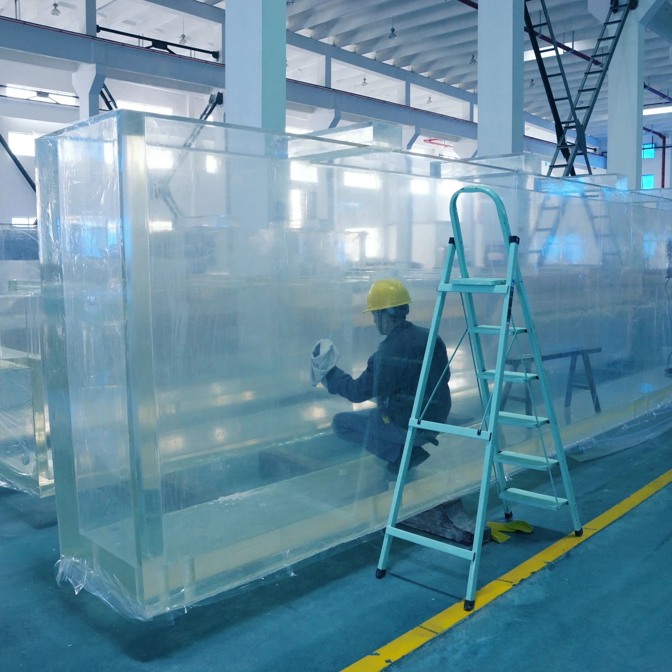 custom acrylic round large fish tank