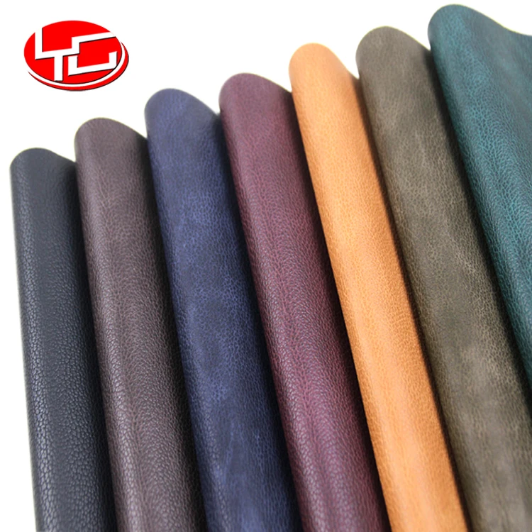 Vintage embossed pu rexine leather for making sofa,car seat cover,luggage,notebook