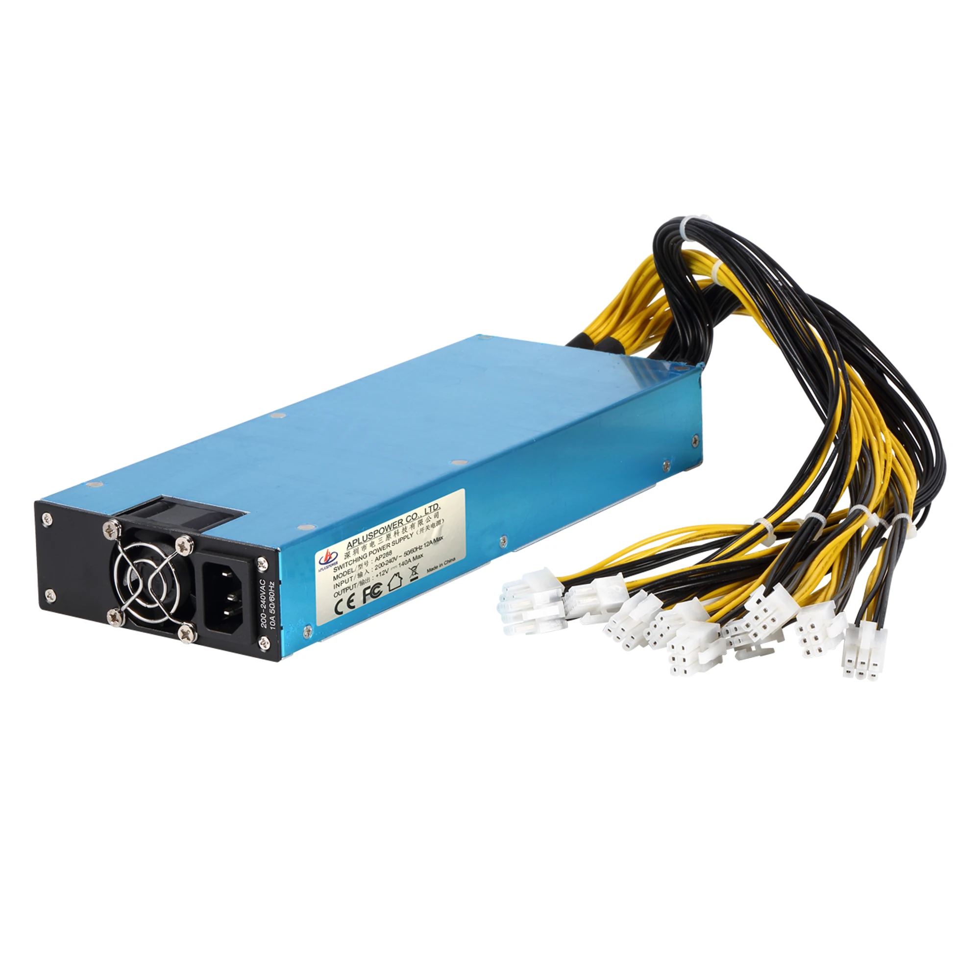 Выход 12 В 2400 а на стене 2400 Вт Мощность Apluspower AP299 antminer s9 wahtsminer M3X Ebit E10 BTC asic miner Вт источник питания