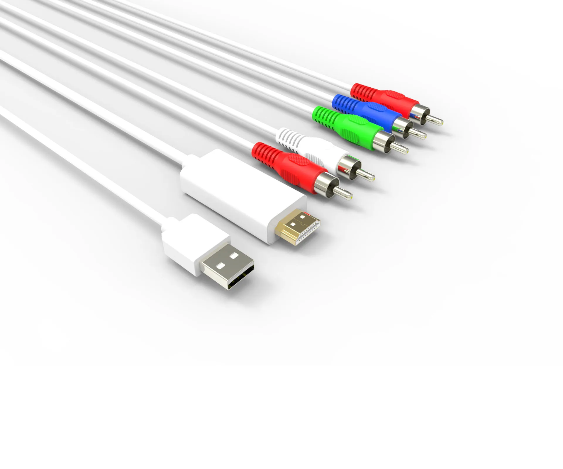 HDMI к компонентному видео YPbPr (женский) 5RCA RGB кабель конвертер адаптер 1080P RCA аудио выход для портативных ПК проектор