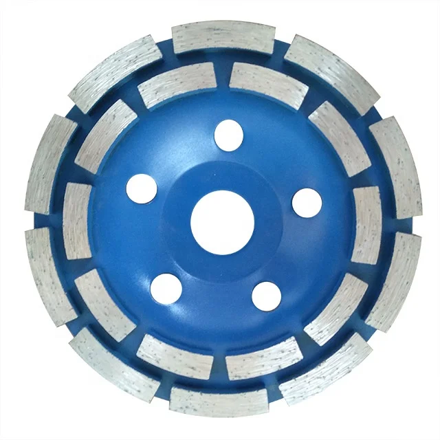 5'/125mm Double Row Grinding Diamond Cup Wheel for marble and concrete