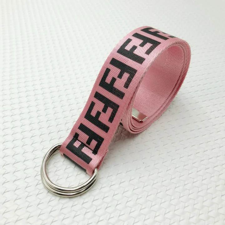 
Custom adjustable durable printing logo boy belt with high quality 