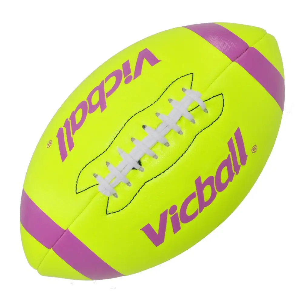machine stitched pu pvc cheap OEM college training equipment balls supplies giveaways size 9 5 rugby american football ball