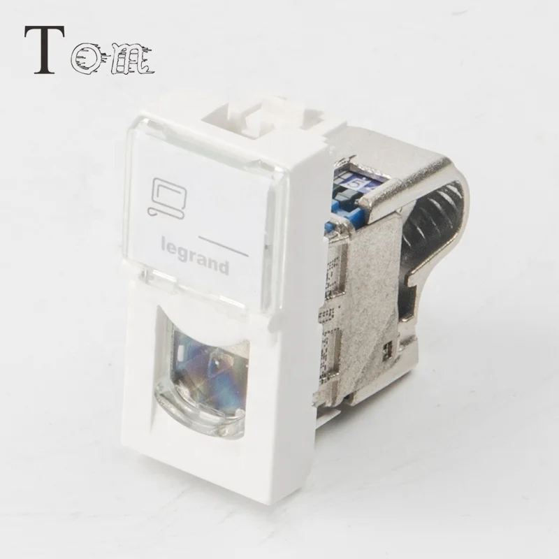 Сетевой keystone Джек goldplased Toolless Face Plate с stp модуль legrand jack