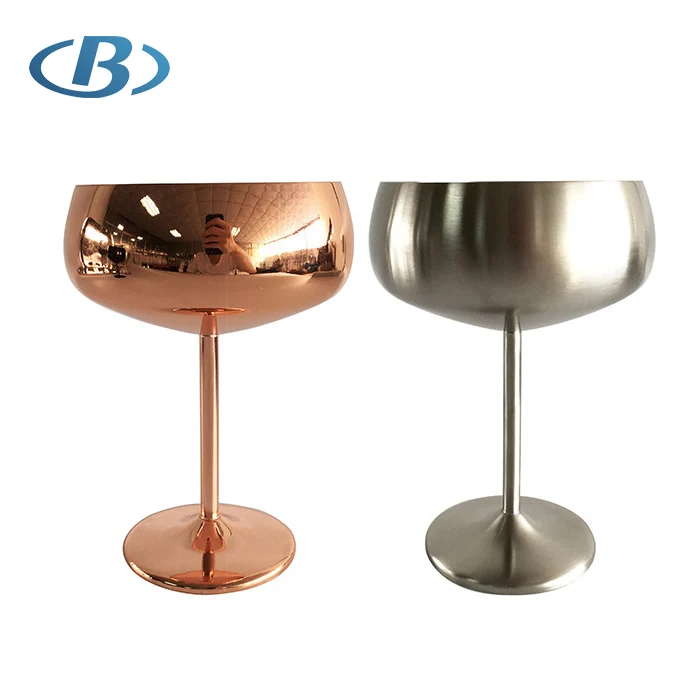 High Quality Copper Stainless Steel Cocktail Glass