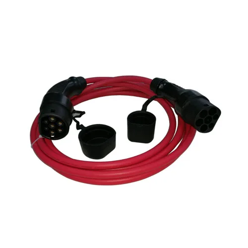
32a iec 62196 type 2 male to male ev charging type 2 ev cable 