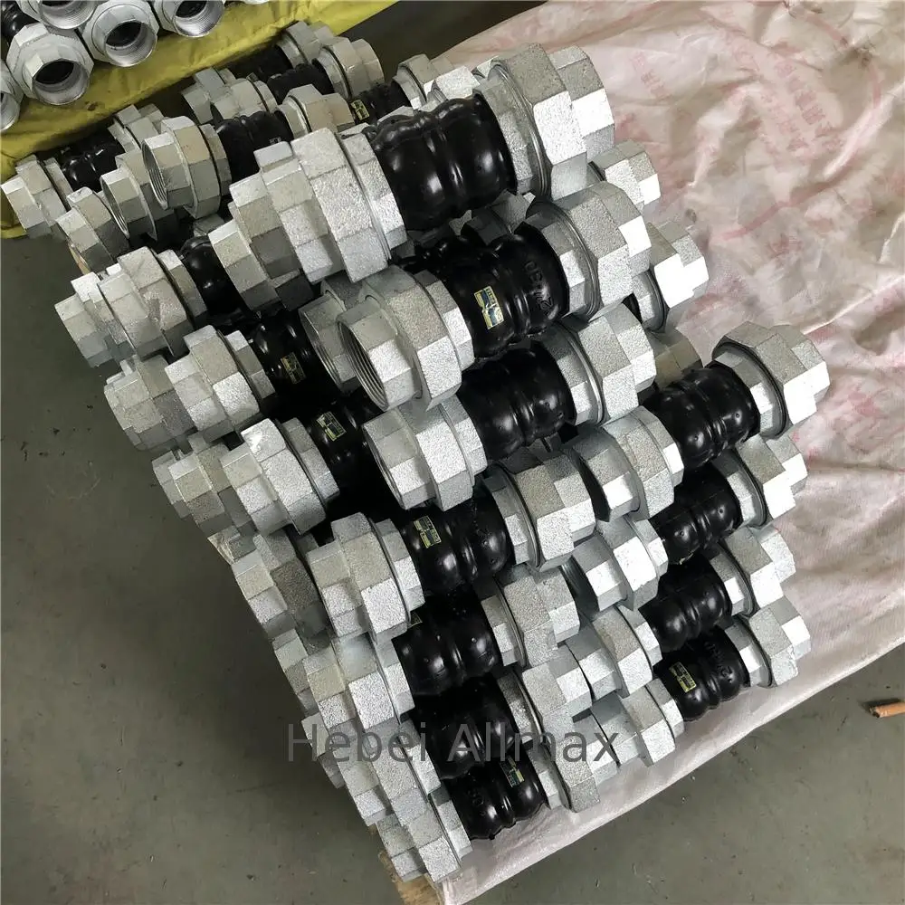 Гибкая Фланцевая стальная Соединительная муфта большого размера для трубопровода, Антивибрационная резиновая муфта с одним шаром