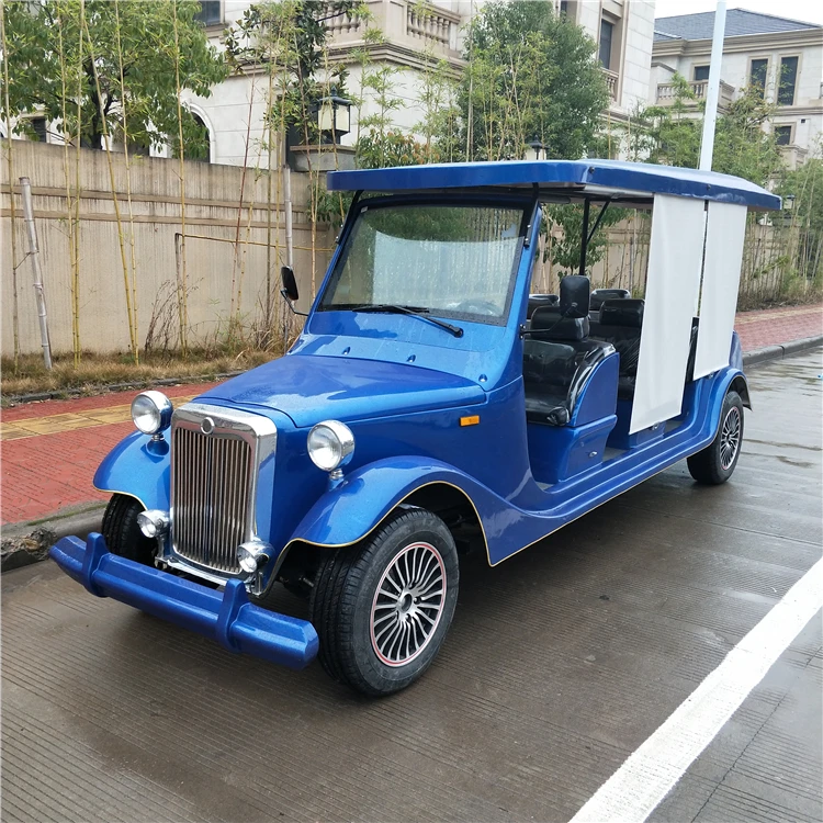 Four wheel 6 seat low speed deluxe gas powered vintage cars for sale
