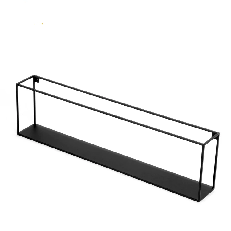 
Modern metal floating shelves decoration wall mounted wire cube 