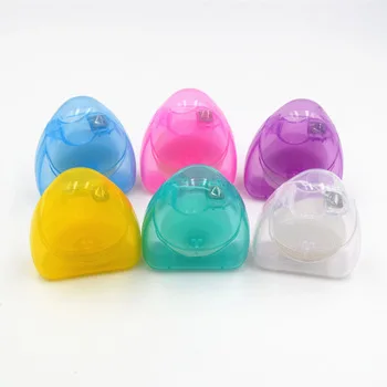 triangle shaped box colored dental floss, travel dental floss wholesale