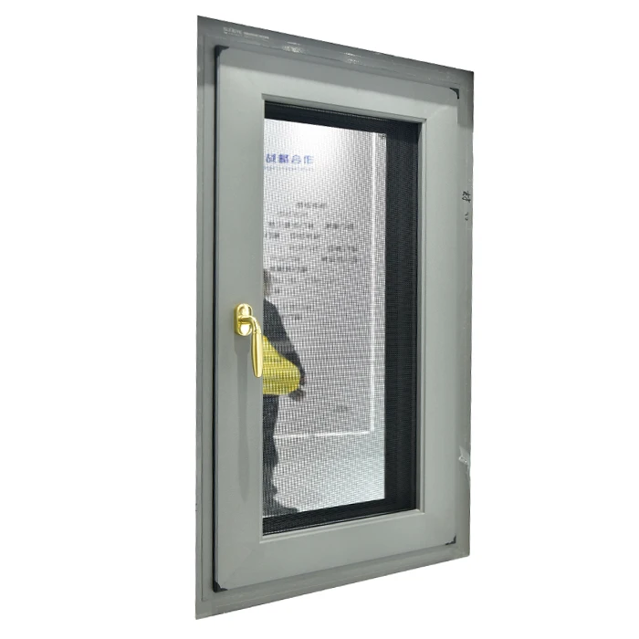 Casement Windows Entry Doors Tempered Glass Window for Hurricanes Security Screen Type Fiberglass Swing Aluminum Alloy Steel