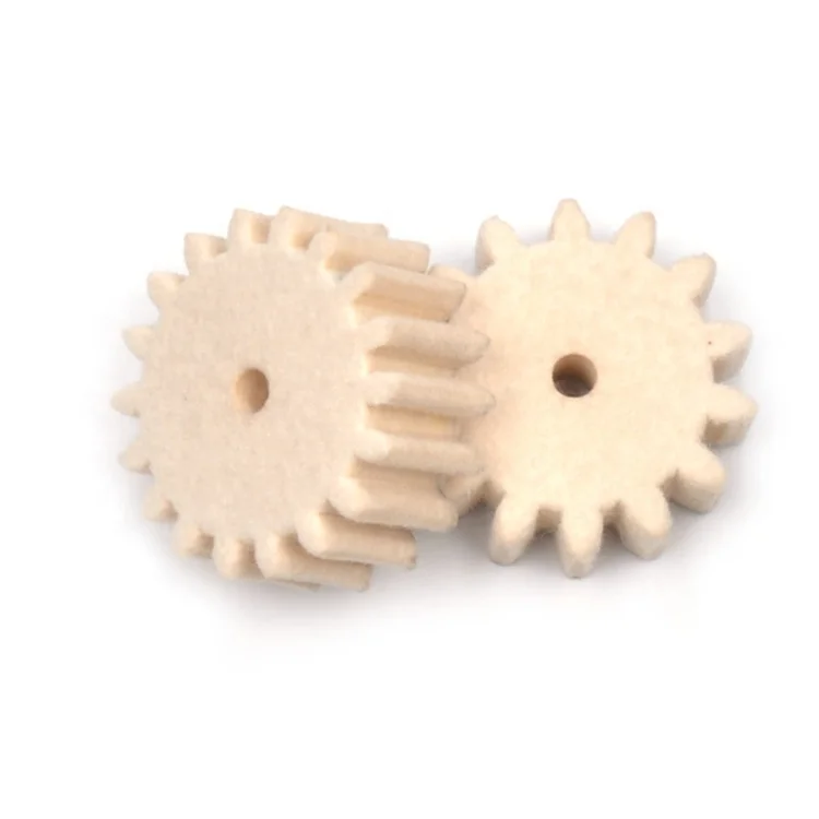 
Oil-absorbing pure wool felt gear for high-density industrial use 