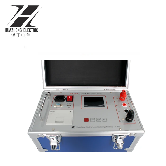 100A 200A DC Автоматический выключатель тесты комплект/DC сопротивление контакта тестер