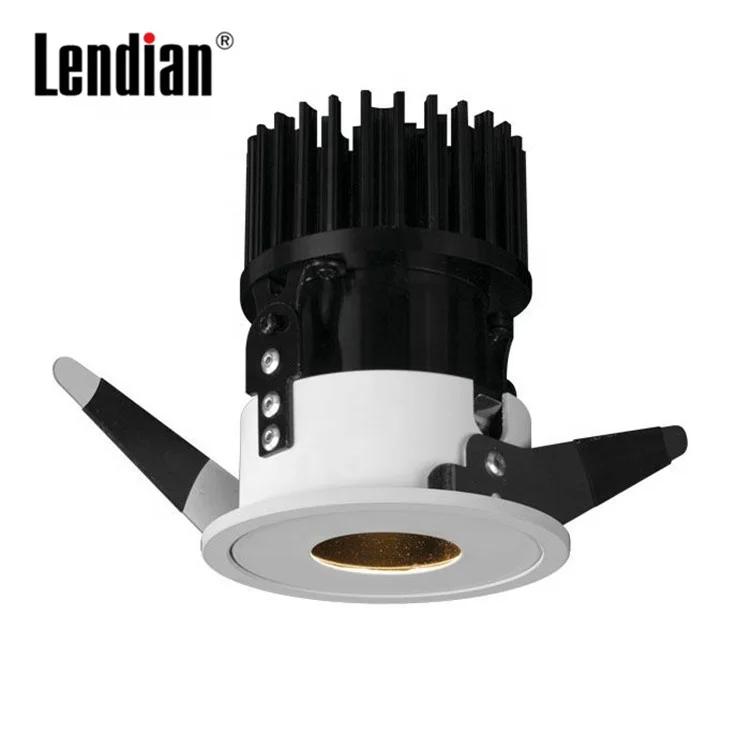 Оптовая продажа, кольцо для освещения круглой формы, коммерческое освещение для отелей, 6 Вт, 9 Вт, 12 Вт, светодиодная черная поверхность, приглушаемый настенный светильник