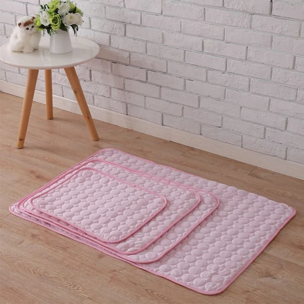 Pet Summer Ice Silk Cooling Mat Bed