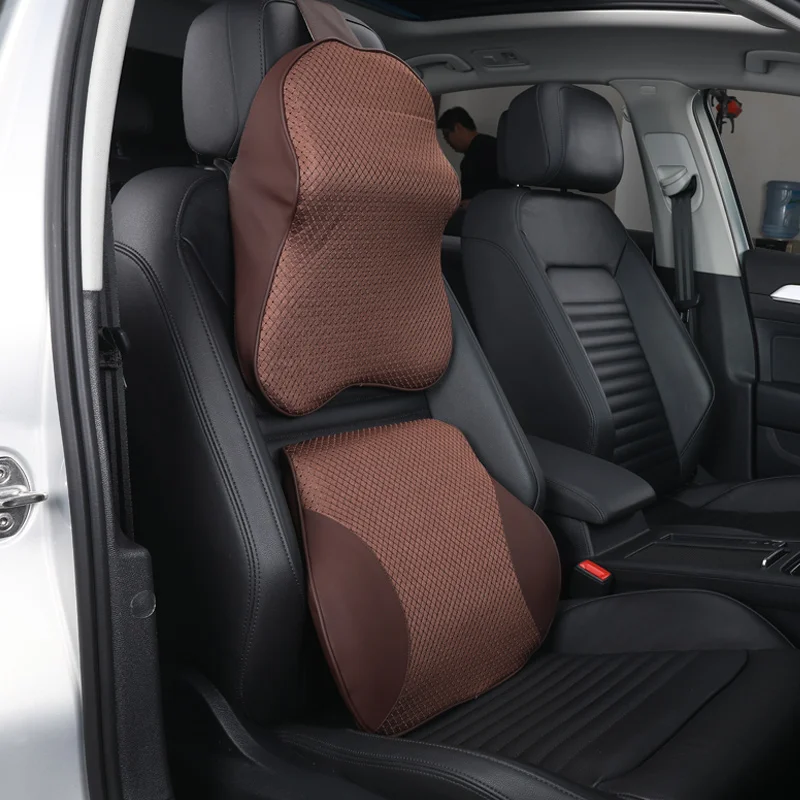 
Wholesale High Quality Memory Foam Car Headrest Neck Rest Travel Pillow 