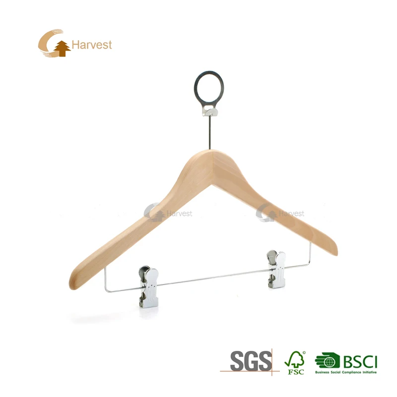 Hotel anti taken away wooden hanger