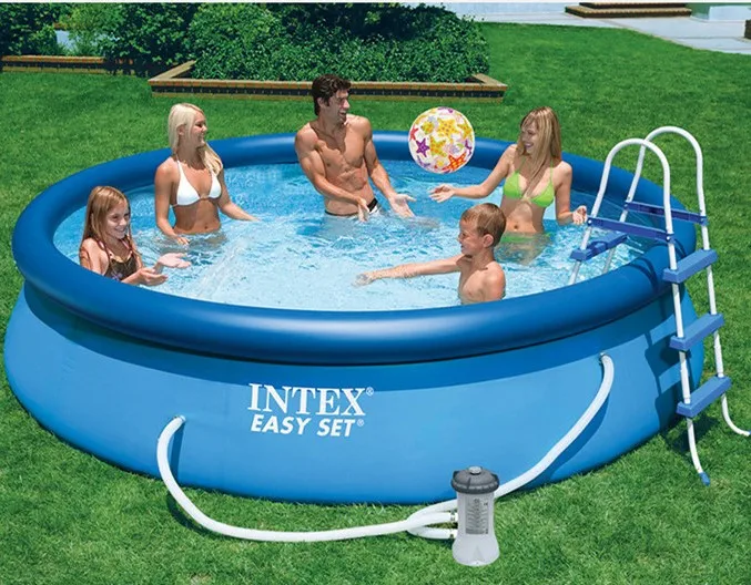 Семейный надувной бассейн Intex 28110, 8x30 дюймов, легкая установка