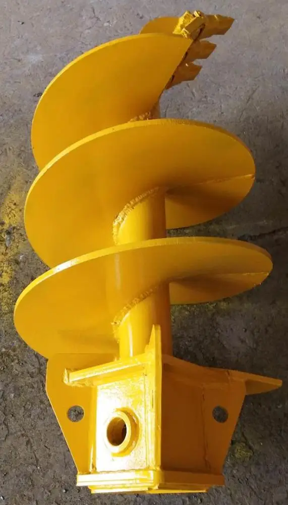 Drilling auger bucket basic construction